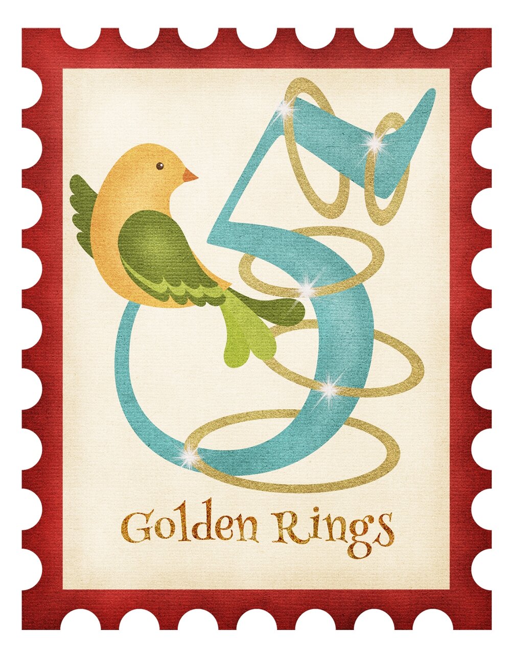 Day 5 of 12 Days of Christmas: Five Gold Rings