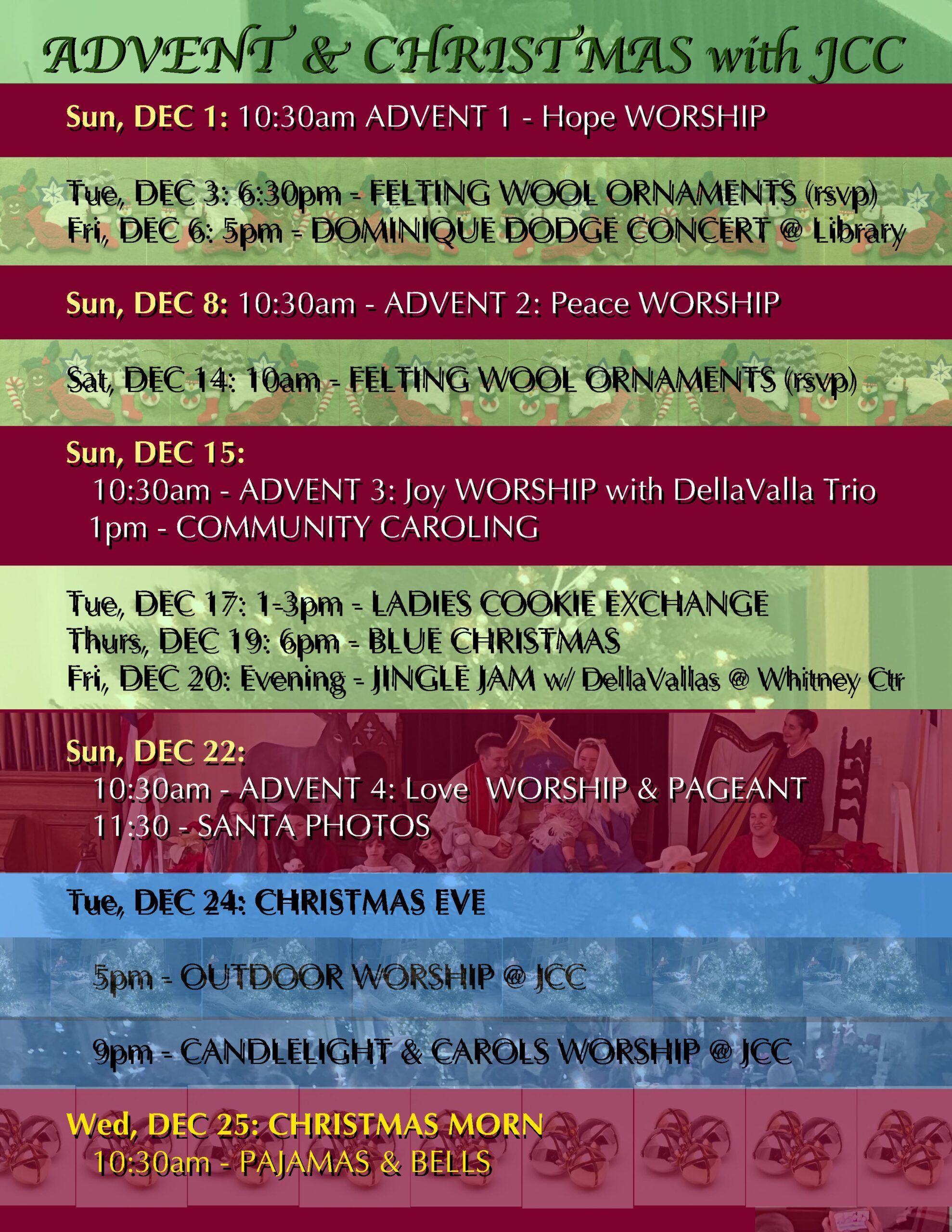 Advent & Christmas 2024 with JCC